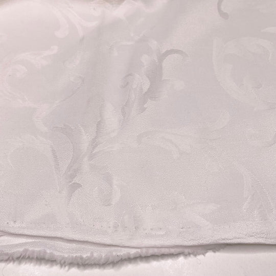 Date Night Table Cloth - Poly Woven - White Floral - 2M Bundle (6663645036657)