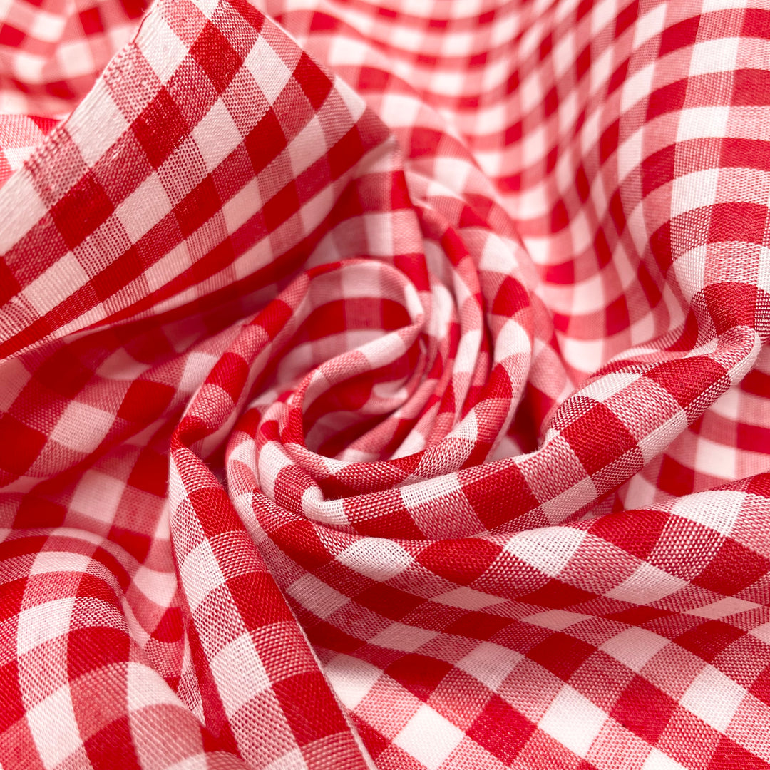 UB - The Fancy Napkins - Cotton Woven - Red/White Plaid - 2M Bundle (6664226275441)