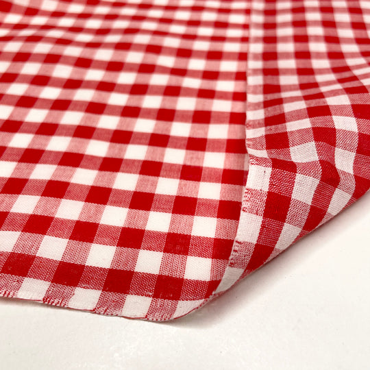 UB - The Fancy Napkins - Cotton Woven - Red/White Plaid - 2M Bundle (6664226275441)
