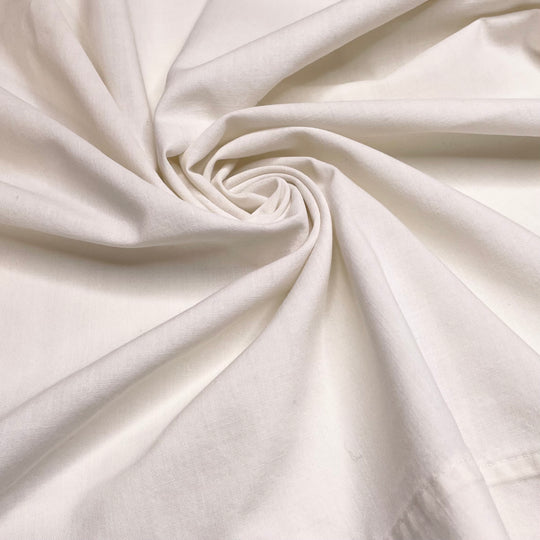 Fresh Sheet Of Snow - Cotton Woven - White - 2.3M Bundle (6668354420849)