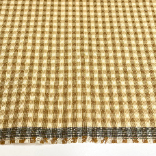 Assorted Butter Cookies - Cotton Blend Woven - Gold Polka Dots - 1/2 Meter (6669358956657)