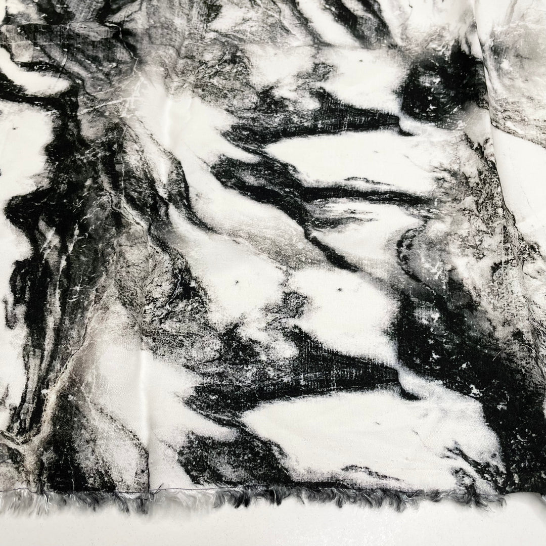Polished Countertop - Viscose Woven - White/Black Marble - Bundles (6671962144881)