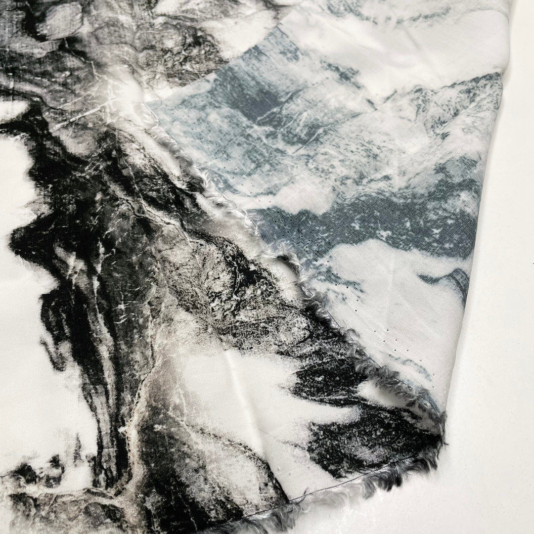 Polished Countertop - Viscose Woven - White/Black Marble - Bundles (6671962144881)