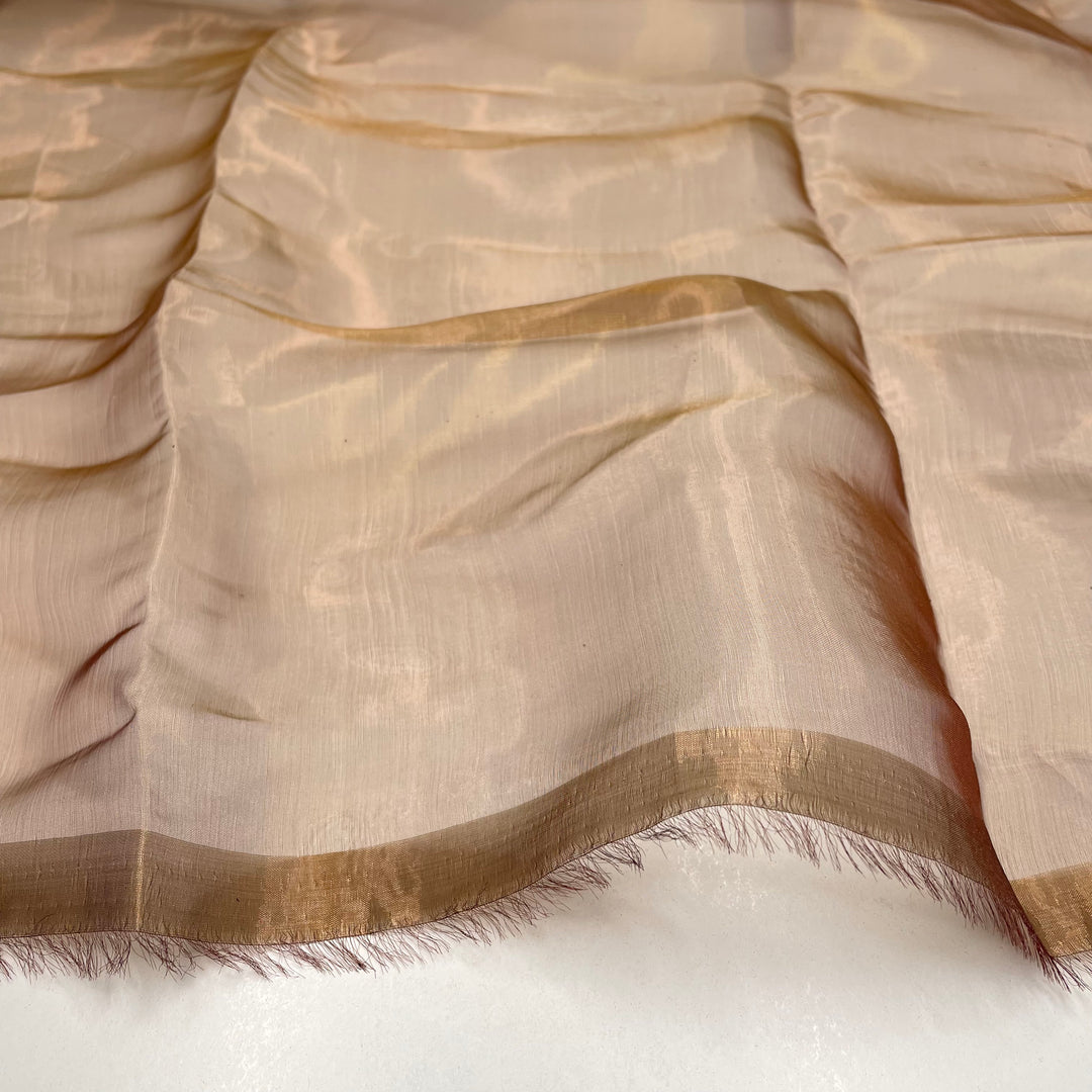 Second Chance - Organza Synthetic Blend Woven - Gold/Red - 3M Bundle (6672186736753)