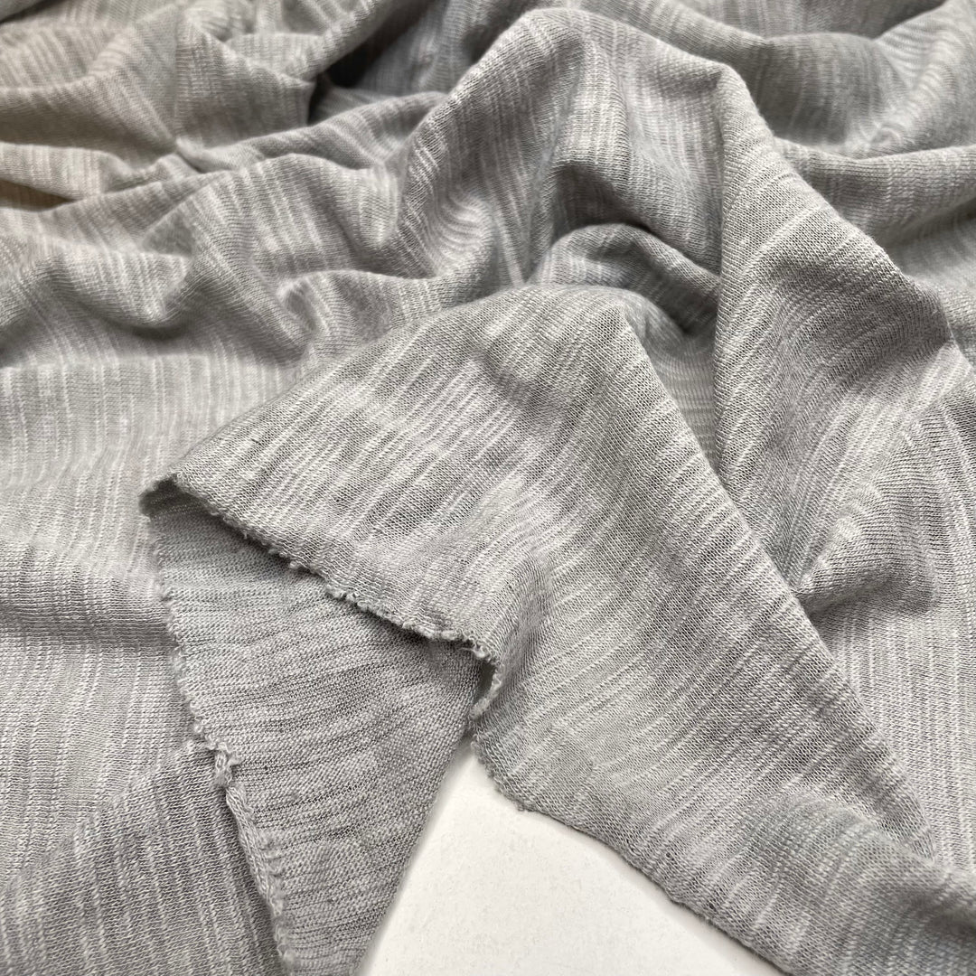 Fireplace Smoke - Jersey Cotton/Bamboo Knit - Grey - 1M Bundle (6672693231729)