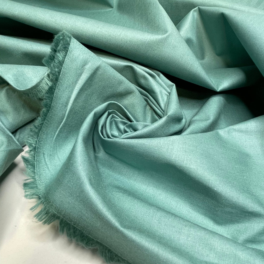 Minty Goodness - Shiny Finish Cotton Woven - Light Green - 1/2 Meter (6685404135537)