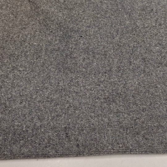 Heart-shaped Rock Collection - Tubular Rib Knit Cotton/Bamboo Knit - Grey - 2.2M Bundle (6676910014577)
