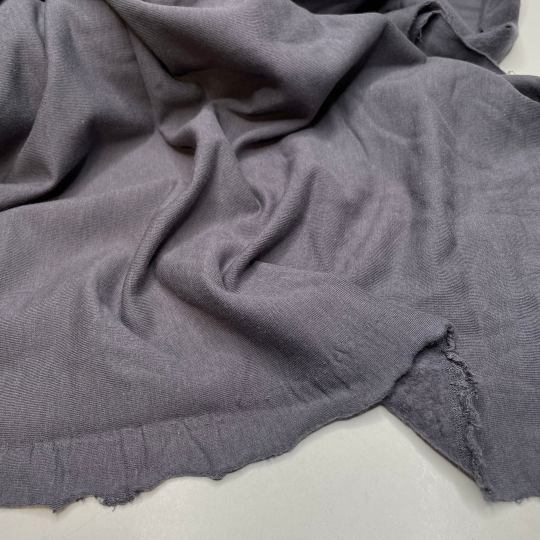 Basalt Column - Jersey Fleece Bamboo/Cotton Knit - Grey - 2M Bundle (6677516255345)