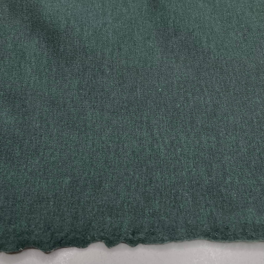 Blue Spruce - Jersey Fleece Bamboo/Cotton Knit - Green - 1M Bundle (6678340927601)
