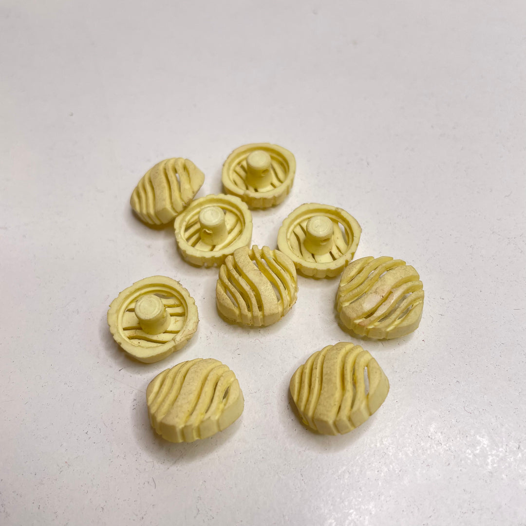 Shank Button - 15MM Plastic - Cream - 9 Pack (6809602982001)