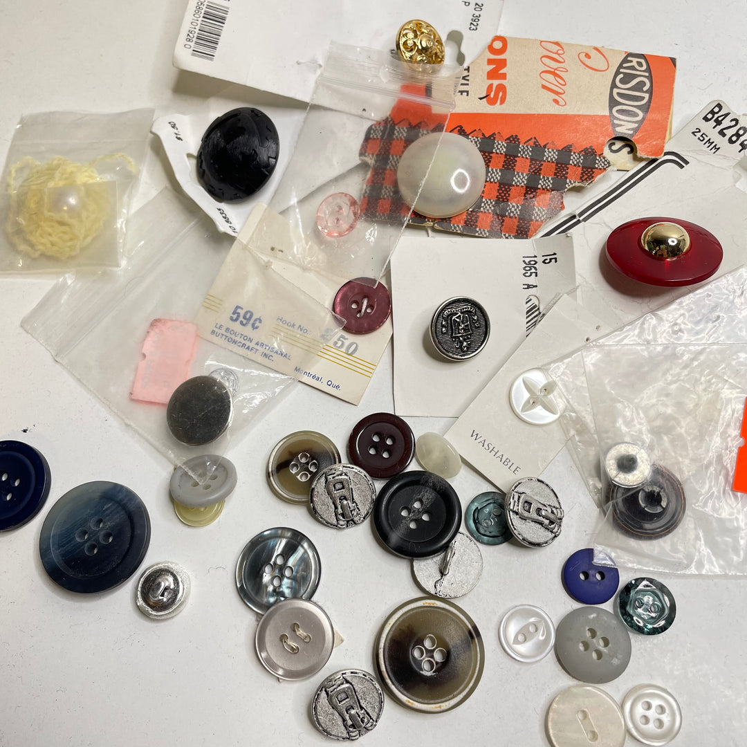 Multi Button -  Assorted - Multi - 30 Pack (6809615401073)