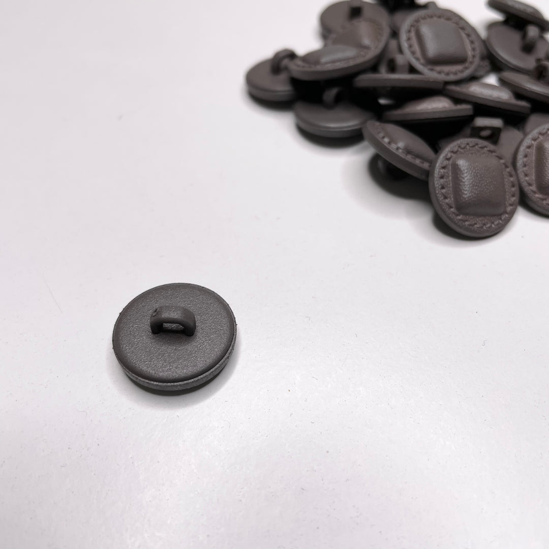 Shank Button - 18MM Plastic - Brown (6656646578289)