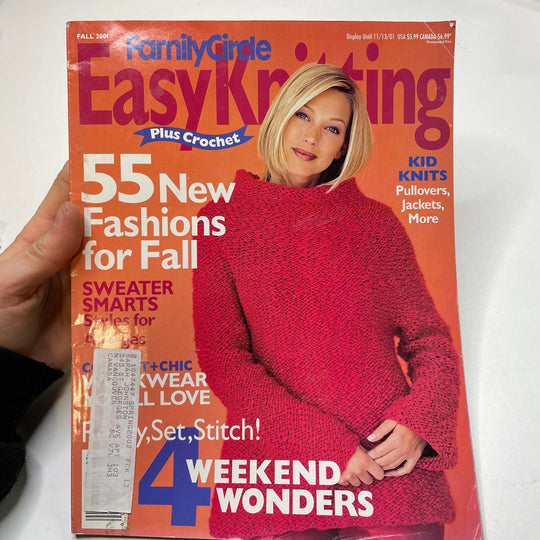 Easy Knitting Books - Fall 2001 - Individual (6817841250417)