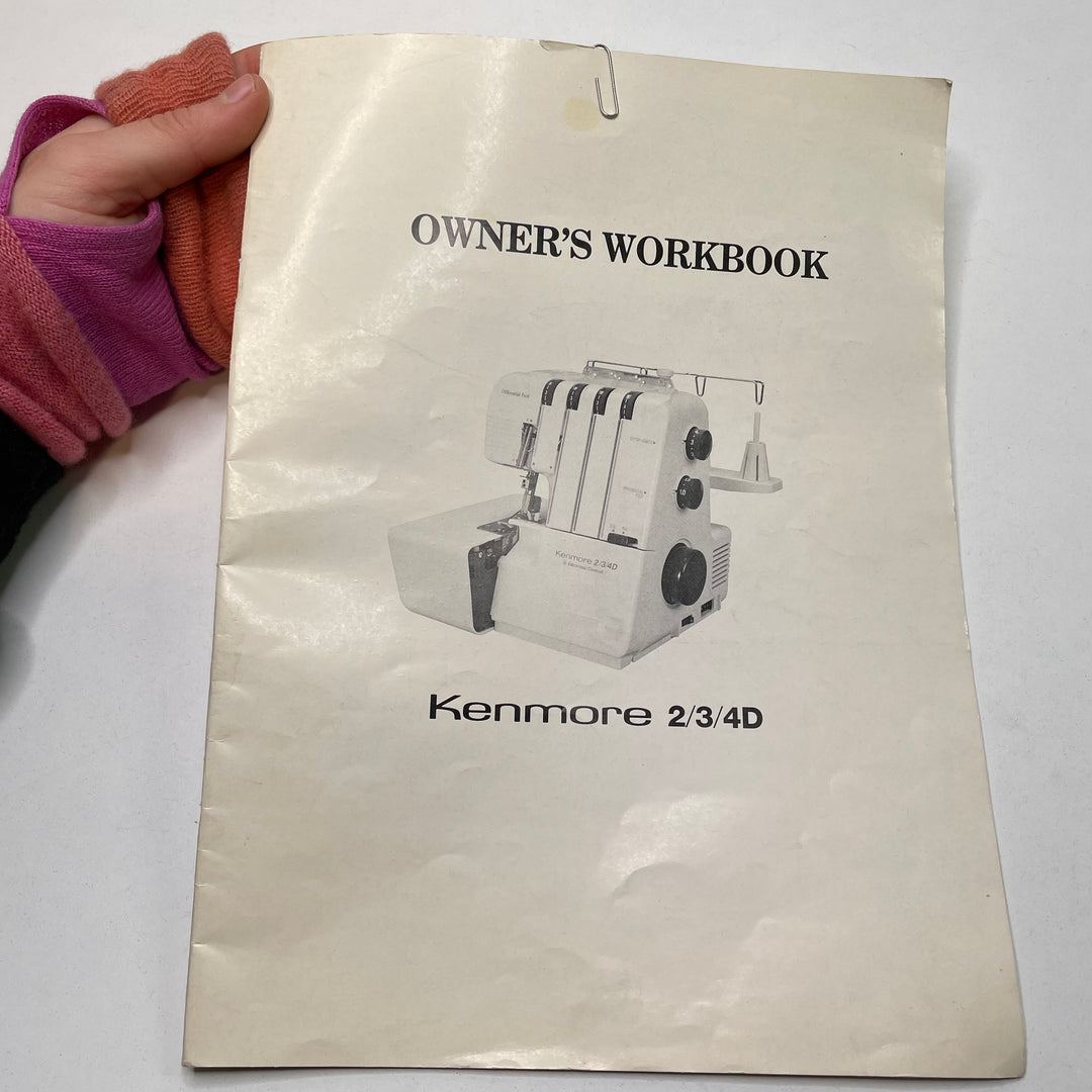 Kenmore 2/3/4D Workbook Books - Serging Techniques - Individual (6817848623217)