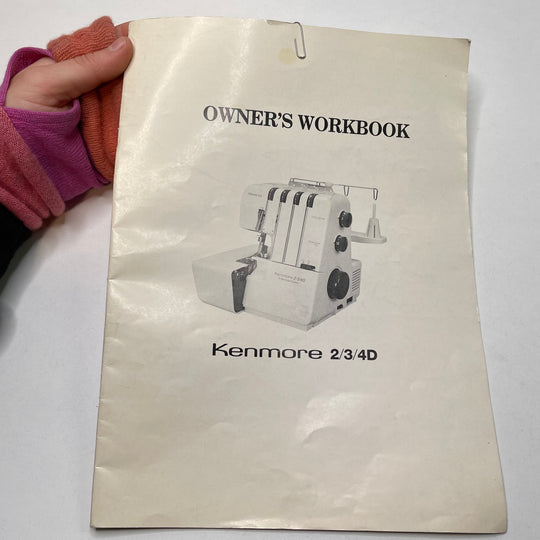 Kenmore 2/3/4D Workbook Books - Serging Techniques - Individual (6817848623217)