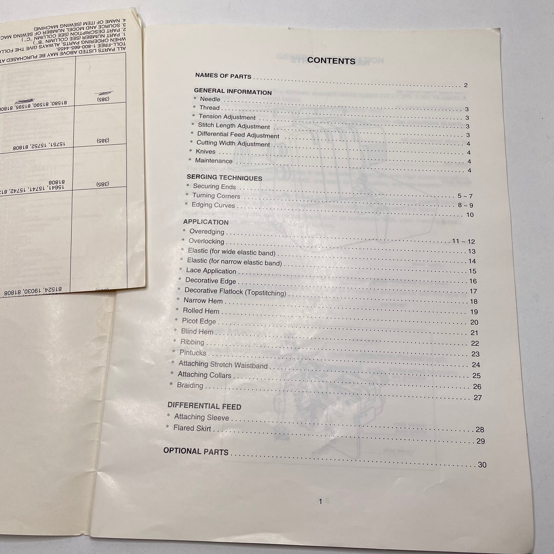 Kenmore 2/3/4D Workbook Books - Serging Techniques - Individual (6817848623217)