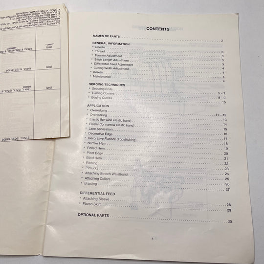Kenmore 2/3/4D Workbook Books - Serging Techniques - Individual (6817848623217)