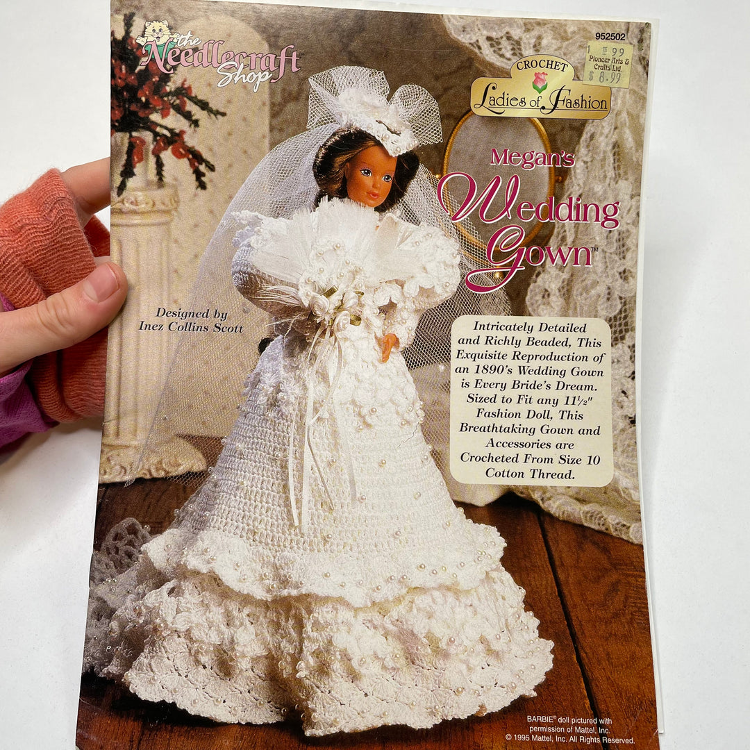 Doll Wedding Gown Books - 1995 - Individual (6817849114737)