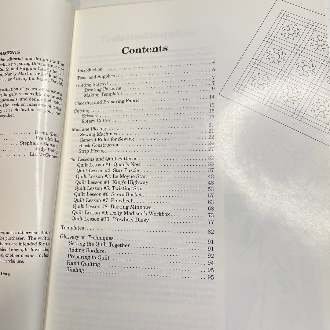 Lessons In Machine Piecing Books - Mccloskey 1990 - Individual (6826327343217)