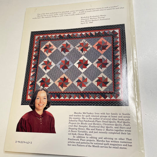 Lessons In Machine Piecing Books - Mccloskey 1990 - Individual (6826327343217)