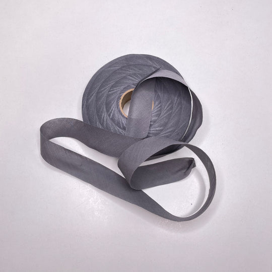 1" Continuous Woven Bias Tape - Grey - 1M (6744128553073)
