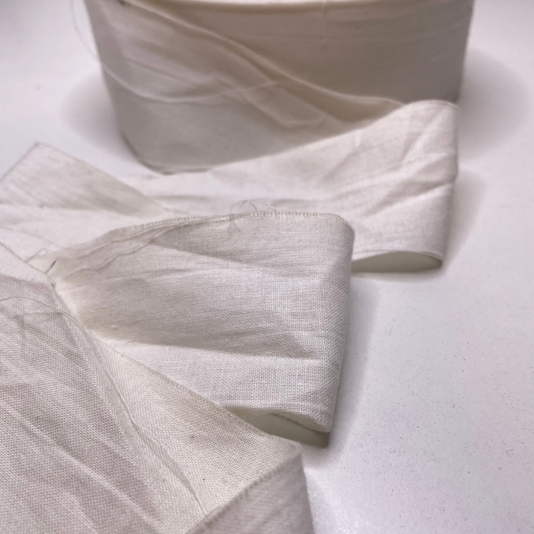 2" Continuous Woven Bias Tape - White - Roll