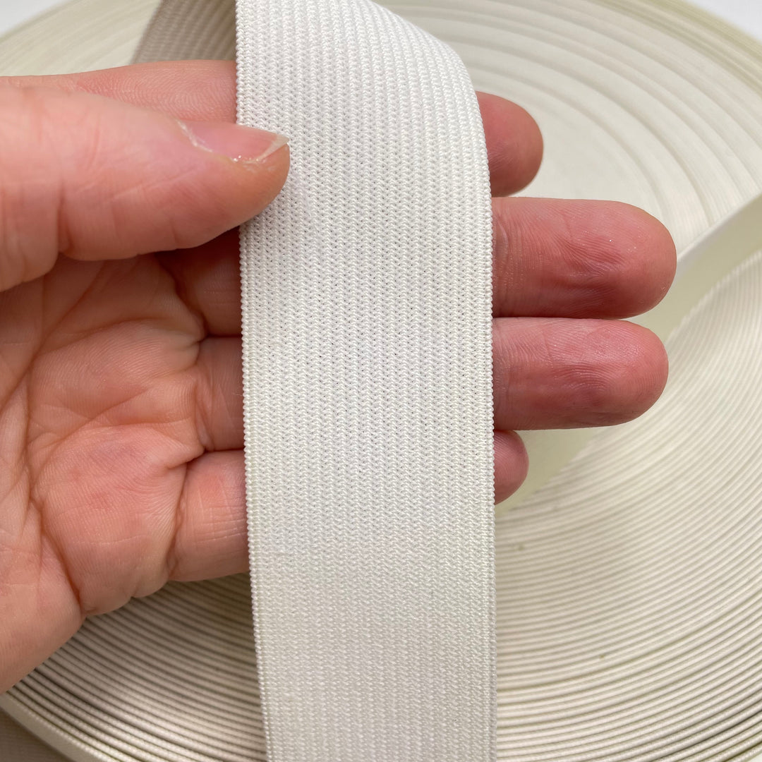 1 ¼" Knitted Elastic - Cream - 1M (6744114561137)