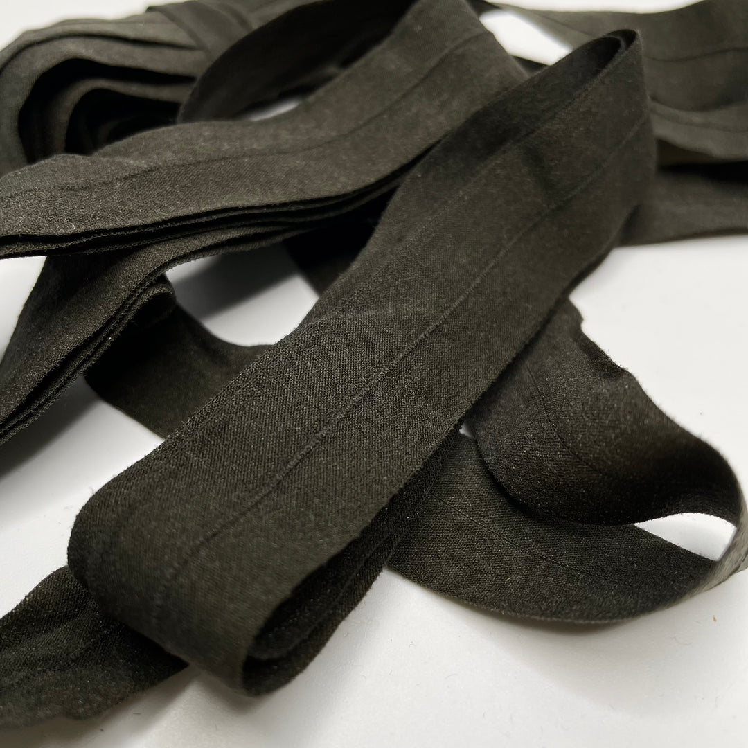 ⅝" Foldover Elastic - Dark Olive - 2M Bundle