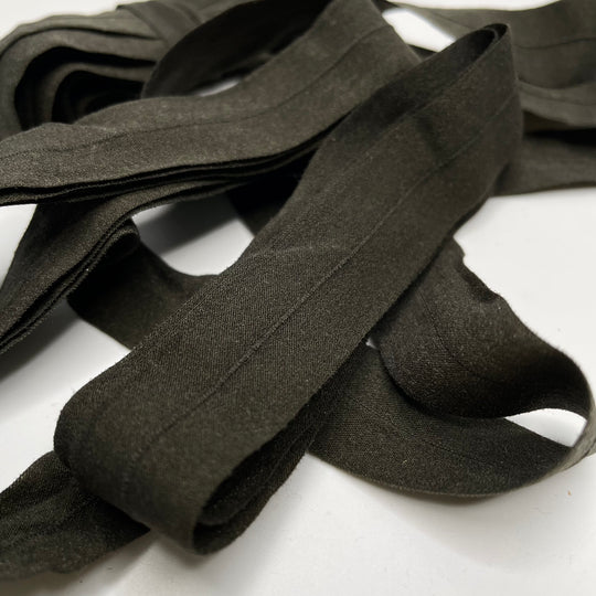 ⅝" Foldover Elastic - Dark Olive - 2M Bundle