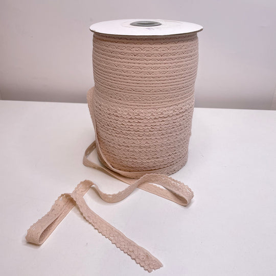 ½" Lace Elastic - Light Beige - 90M Roll