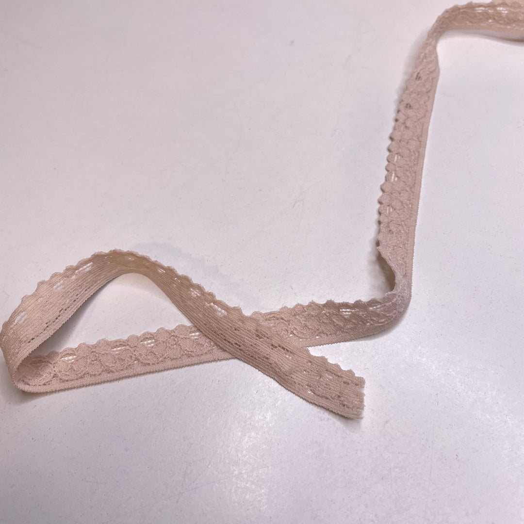 ½" Lace Elastic - Light Beige - 90M Roll