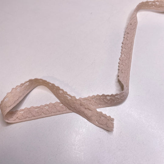 ½" Lace Elastic - Light Beige - 90M Roll