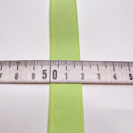 ¾" Plush-Back Elastic - Lime Green - 1M