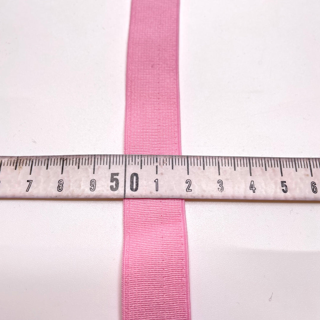 ¾" Plush-Back Elastic - Pink - 1M