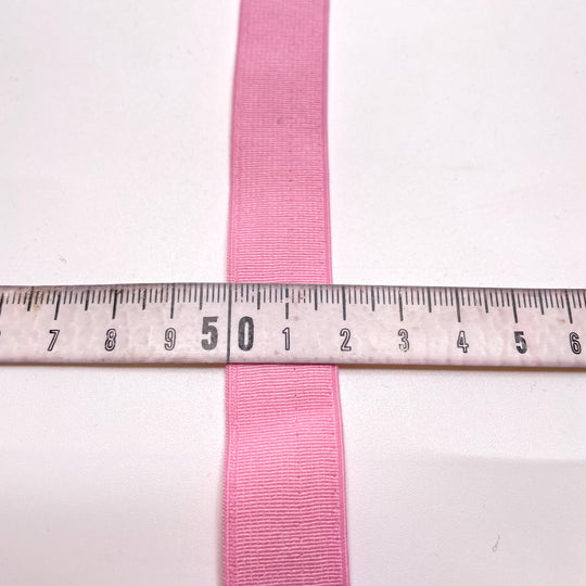 ¾" Plush-Back Elastic - Pink - 1M