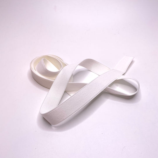 ¾" Plush-Back Elastic - Off White - 1M