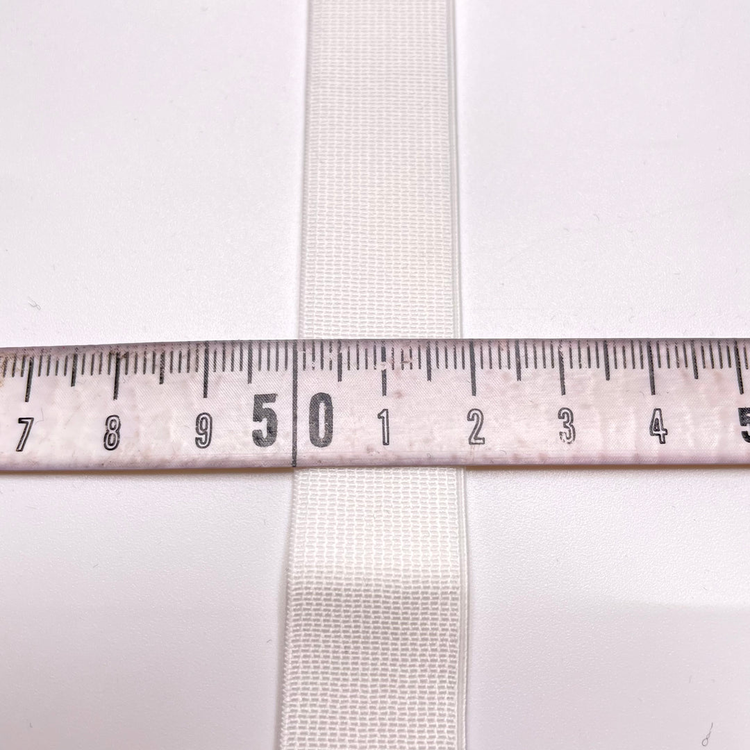 ¾" Plush-Back Elastic - Off White - 1M