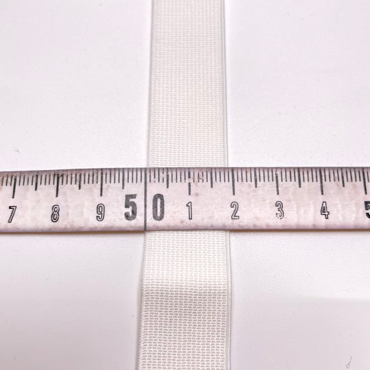 ¾" Plush-Back Elastic - Off White - 1M