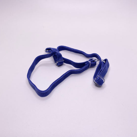 ¼" Plush Piped Edge Pre Made Bra Strap Elastic - Royal Blue - 11M 2 Pack Elastic