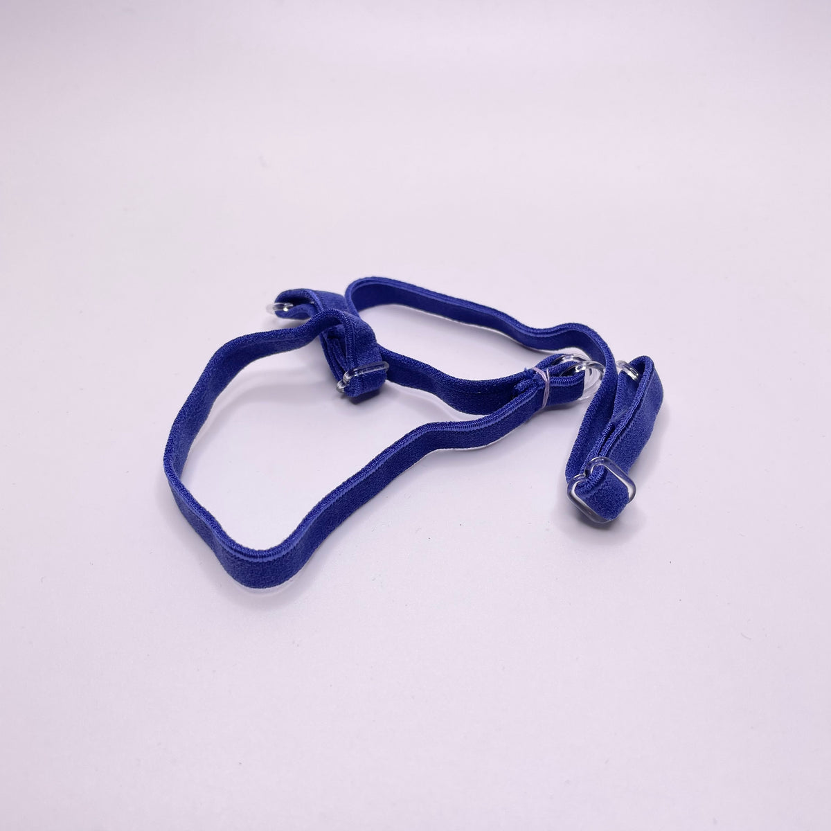 ¼" Plush Piped Edge Pre Made Bra Strap Elastic - Royal Blue - 11M 2 Pack Elastic