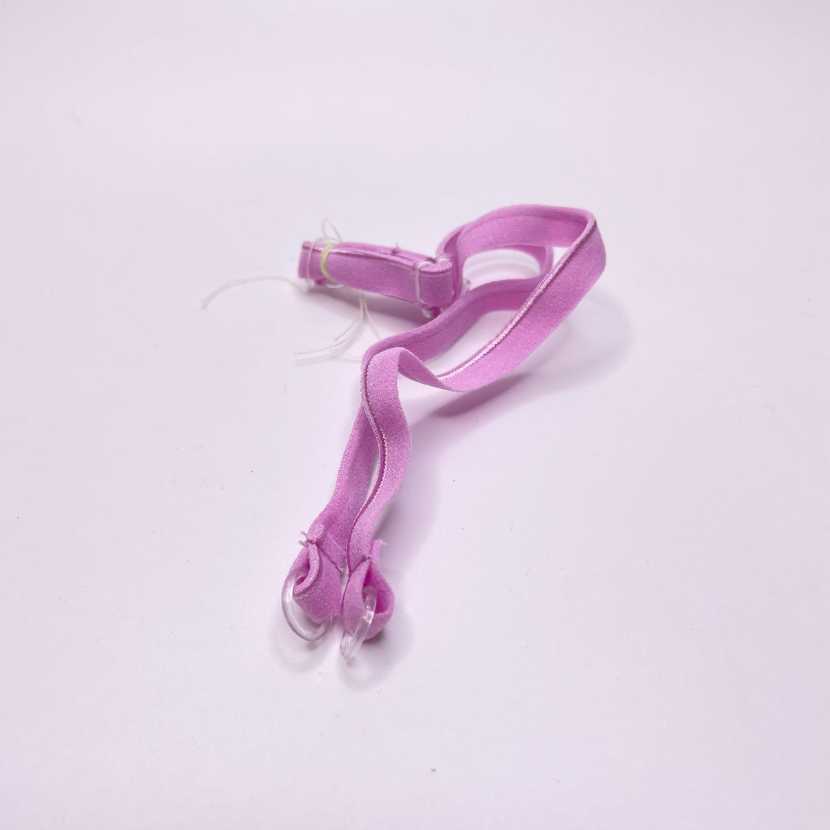 ¼" Plush Piped Edge Pre Made Bra Strap Elastic - Orchid Pink - 8M 2 Pack Elastic