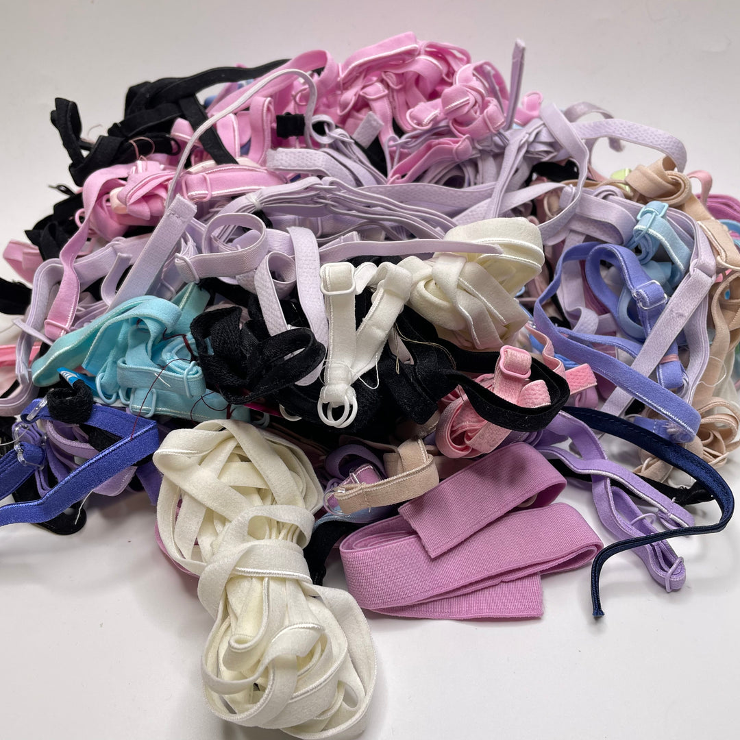 ¼" Plush Piped Edge Elastic - Multi - 1M 25 Pack Elastic