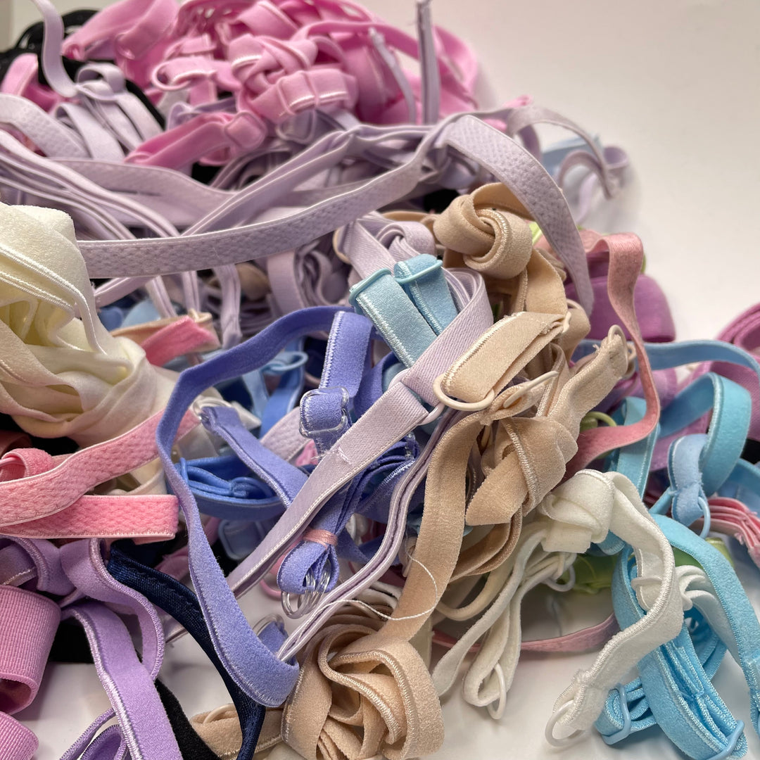 ¼" Plush Piped Edge Elastic - Multi - 1M 25 Pack Elastic