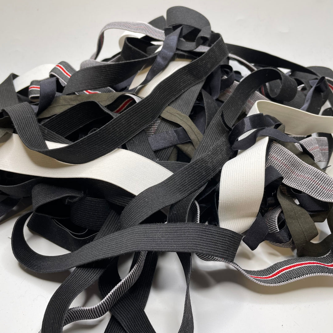 ½" Braided Elastic - Multi - 1M 25 Pack Elastic