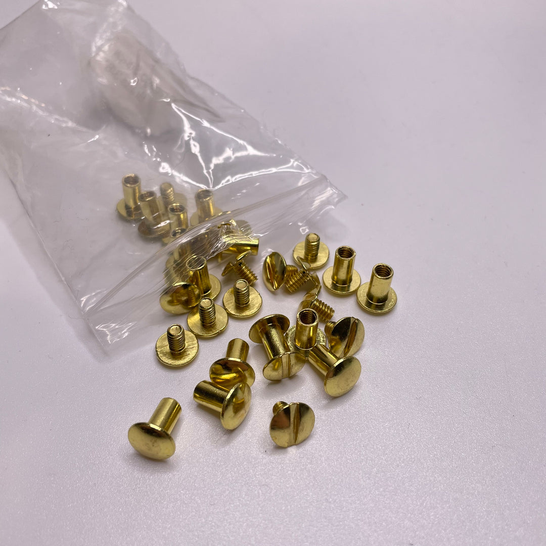 Chicago Screw 3/8 Notions - Gold - 14 Pack