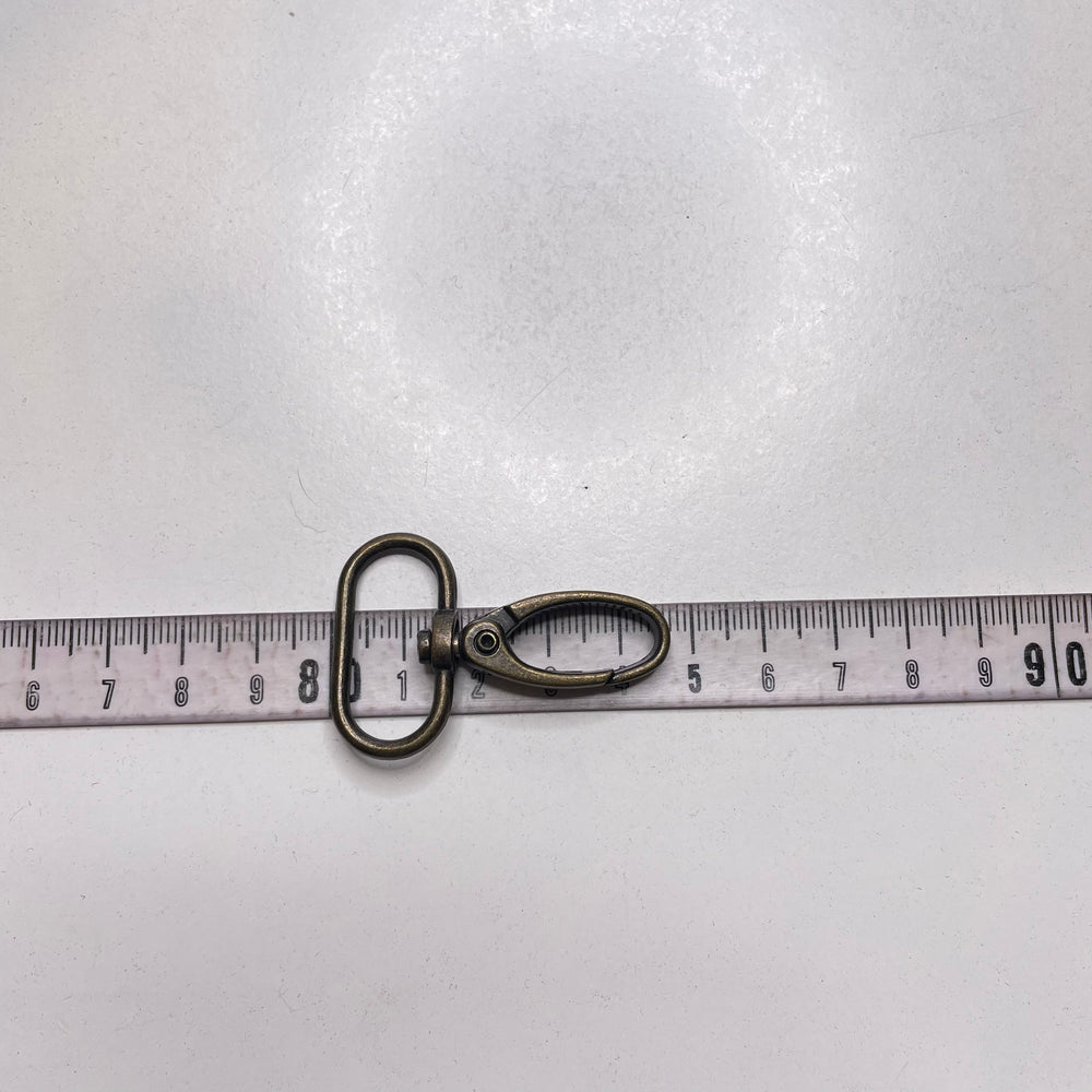 Oval Ring Clasp Notions - Antique Brass - Individual