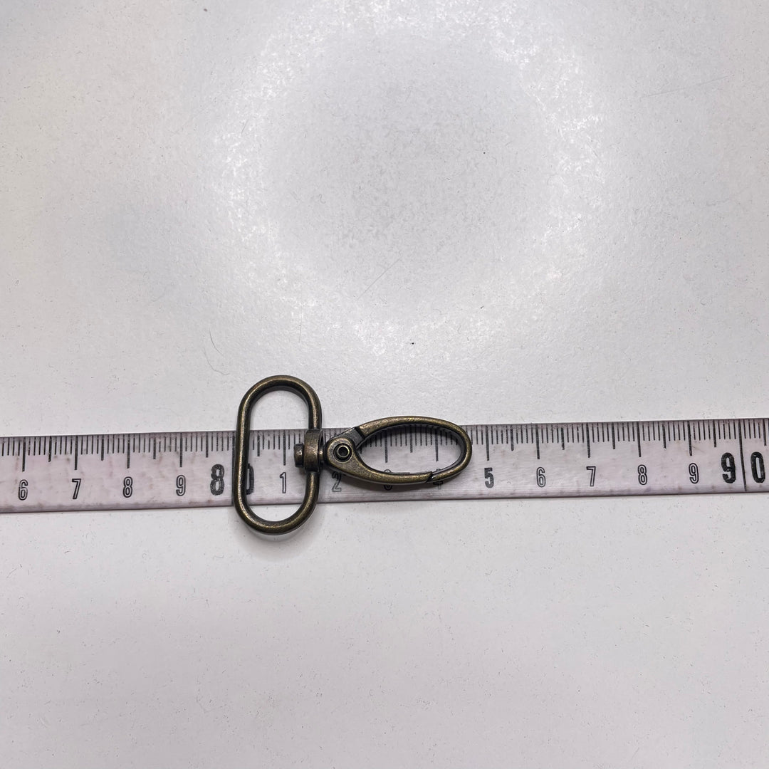 Oval Ring Clasp Notions - Antique Brass - Individual