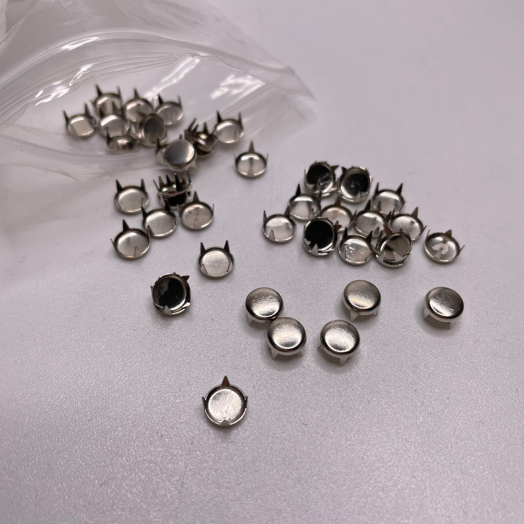 Studs Notions - Silver - 45 Pack