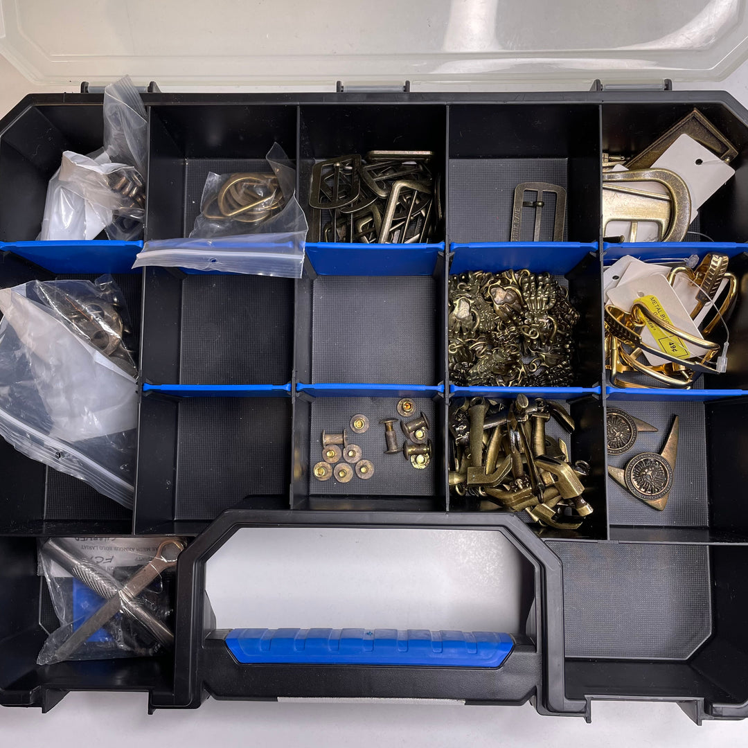 Toolkit With Brass Belt Buckles Storage - Multi - Individual
