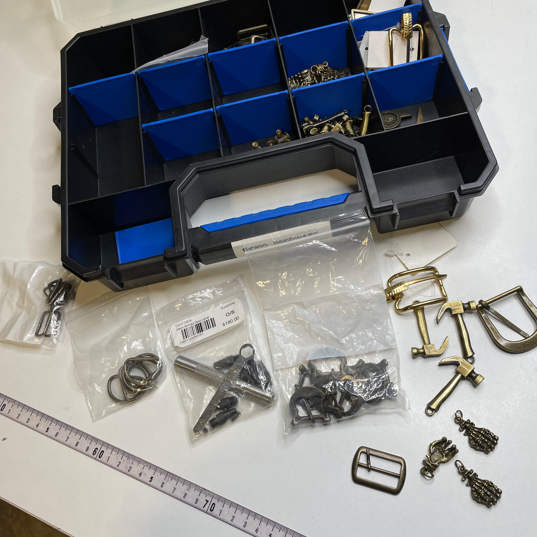 Toolkit With Brass Belt Buckles Storage - Multi - Individual